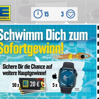 Schwimm Dich zum Sofortgewinn!